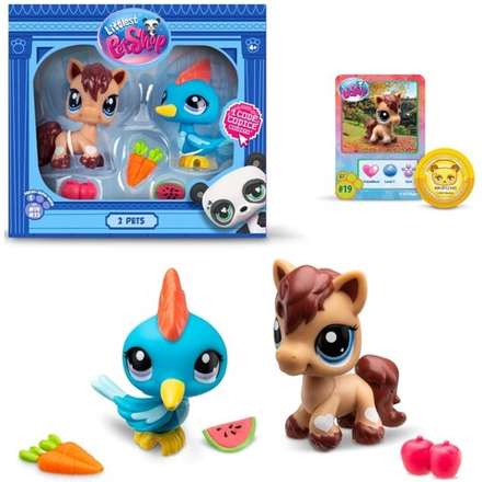 Littlest Pet Shop - Фиеста на ферме Набор с двумя животными 2-PAK + аксессуары LPS00525 / артикул   LPS00525 6  / GTIN 5904754607957