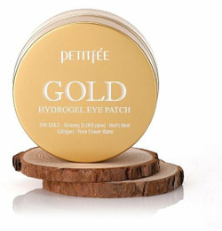 Petitfee Гидрогелевые патчи для кожи вокруг глаз Gold Hydrogel Eye Patch