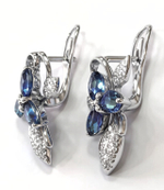Ювелирные серьги из серебра 925 пробы