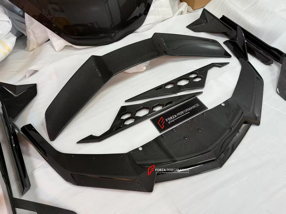 Карбоновая крышка двигателя со спойлером для LAMBORGHINI REVUELTO 2023+ Ламборгини