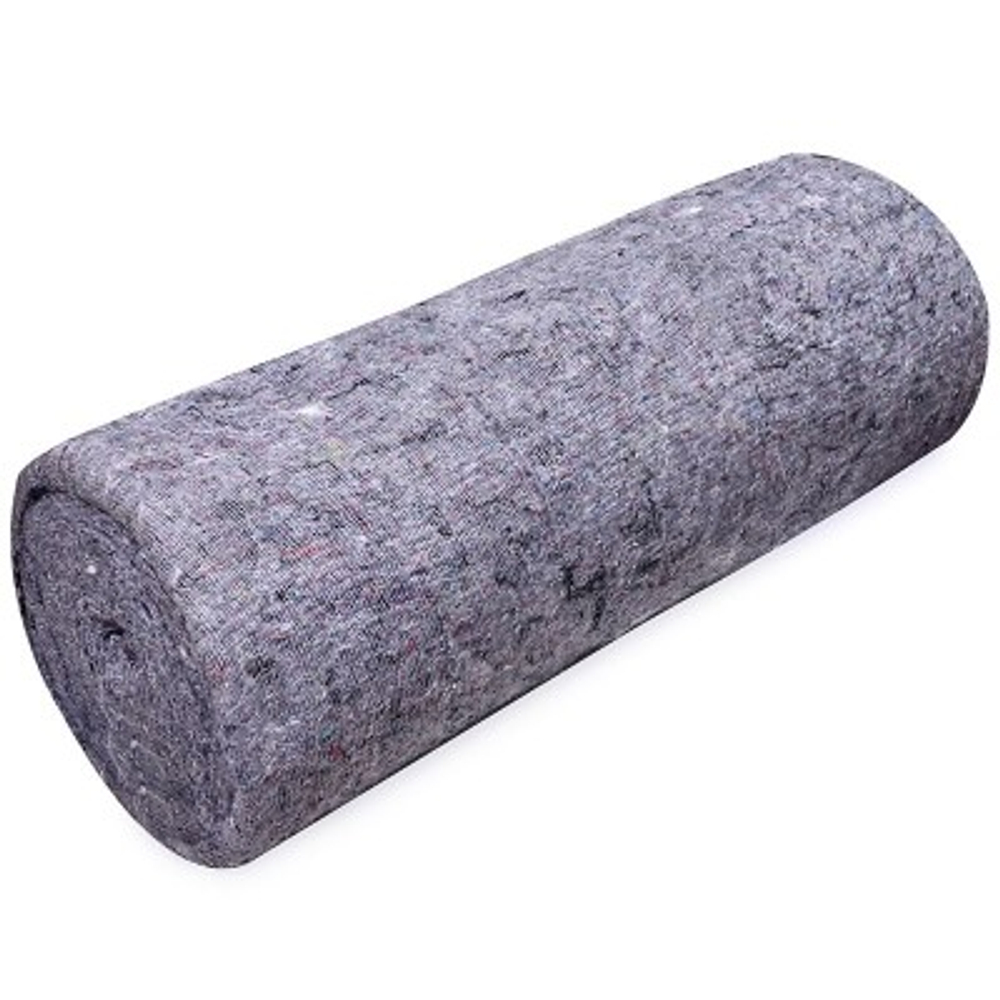 Серое холстопрошивное полотно ( ветошь )