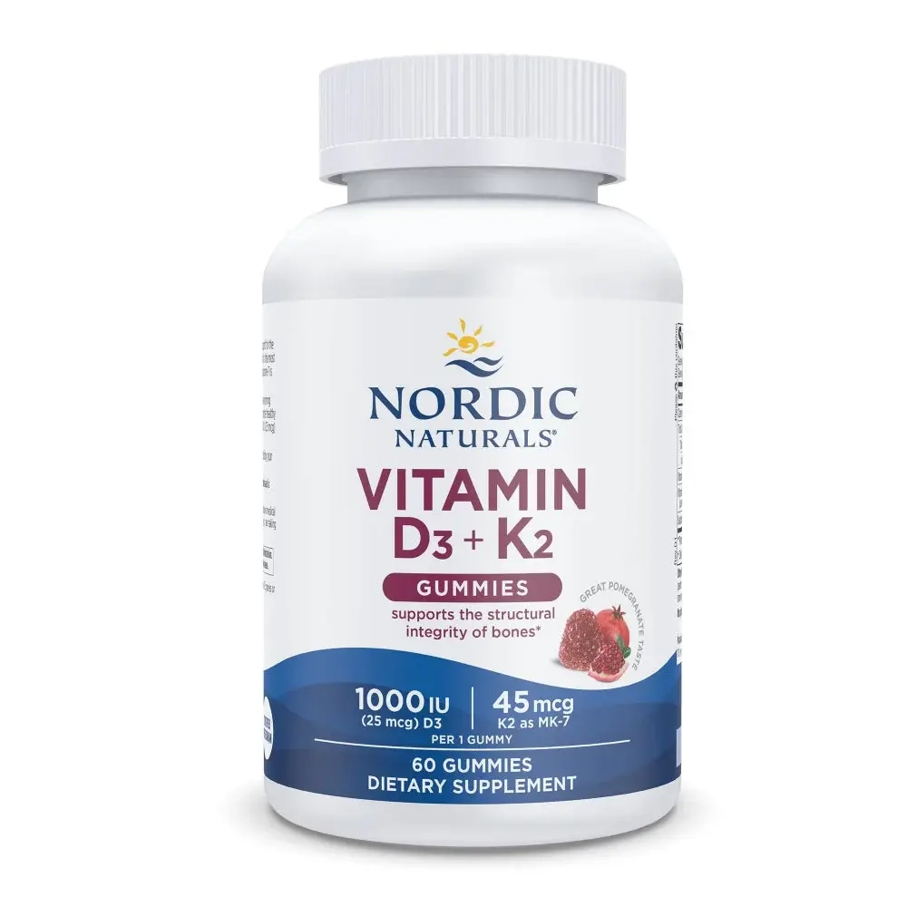 Vitamin D3+K2 60 Gummies Nordic Naturals