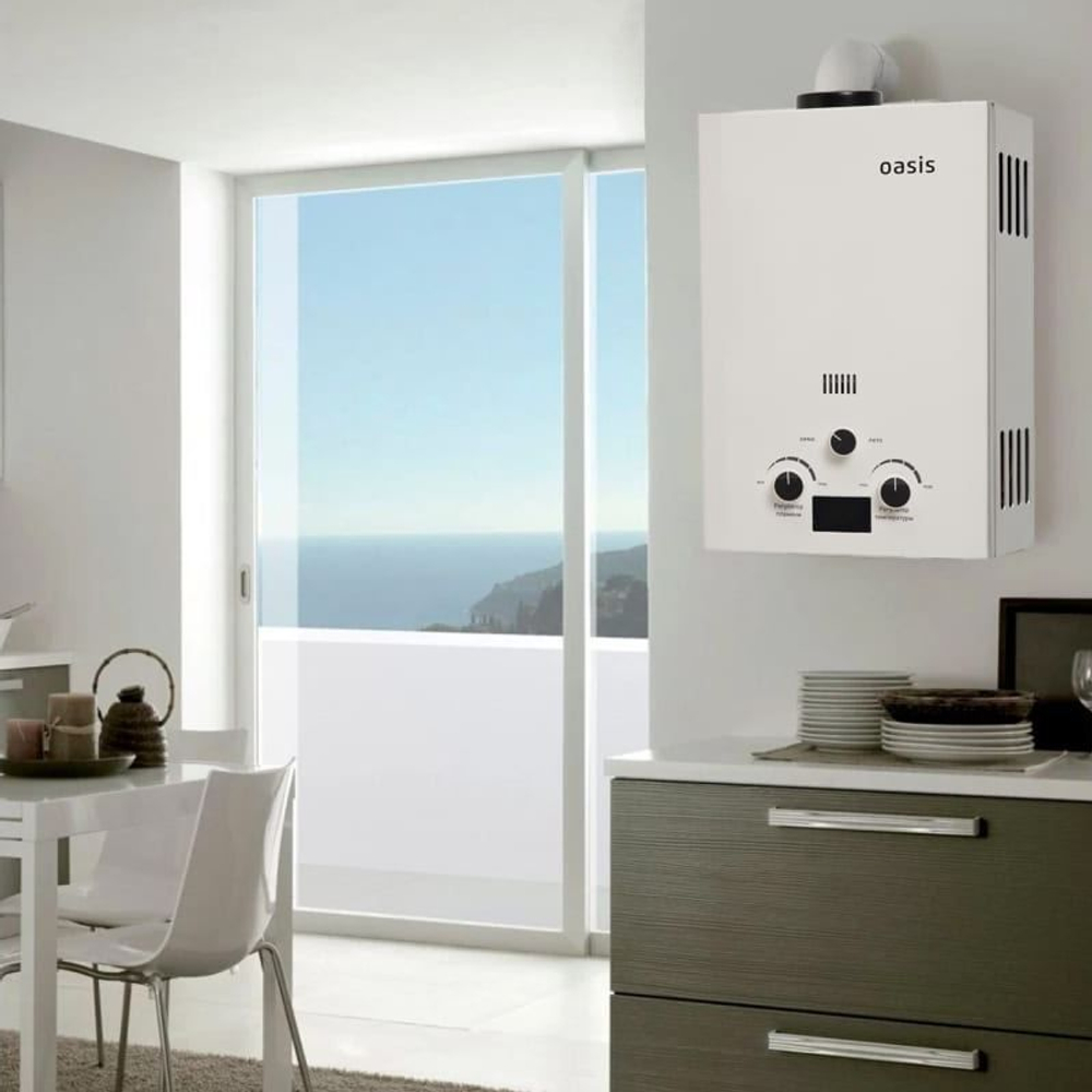 Газовая колонка Oasis OR-20W белая (20 кВт)