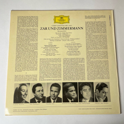 Винтажная виниловая пластинка LP Albert Lortzing , Zar Und Zimmermann Опера Царь и Плотник (Германия 1967)