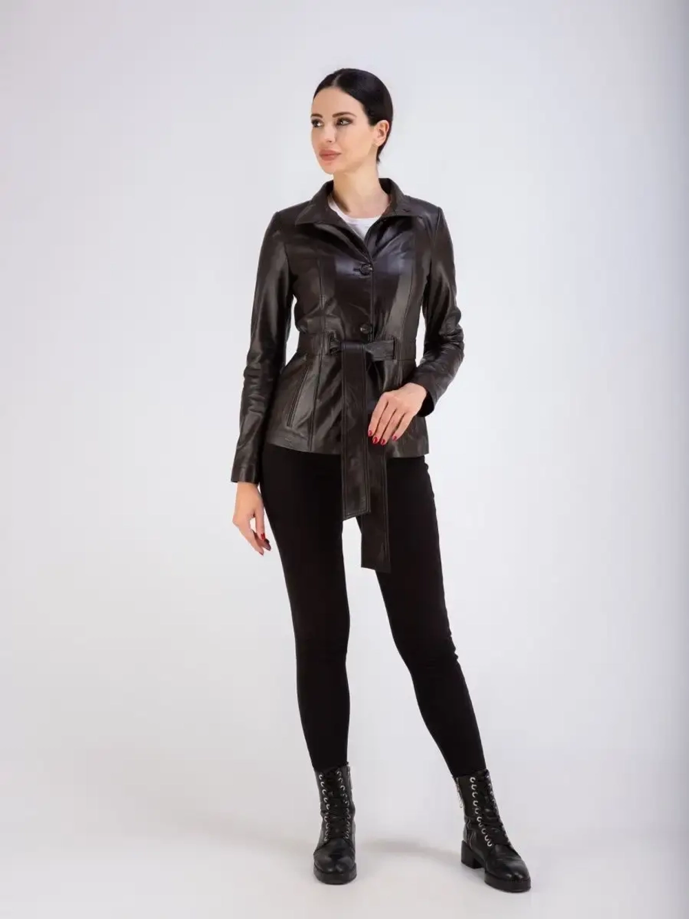 Куртка женская из натуральной кожи Турция