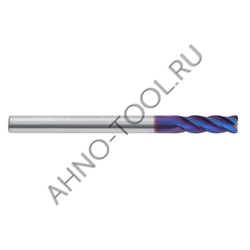 Фреза твердосплавная   3мм (L=50, l=8, хв=4) Z4 35° по закаленной стали, с радиусной фаской BRHM-4R-