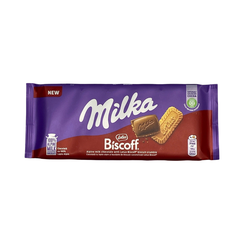 Милка "Biscoff" Карамелезированного печенья 90г