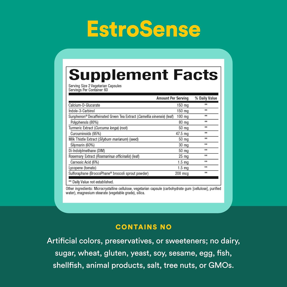 Natural Factors, WomenSense®, EstroSense®, 120 вегетарианских капсул