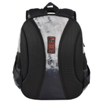 Ранец школьный, Феникс+, 27,5x37,5x14,5 см, полиэстер, ЭВА-панель, сублимационная печать, цветной светоотражающий рант, 1 отделение (-я)