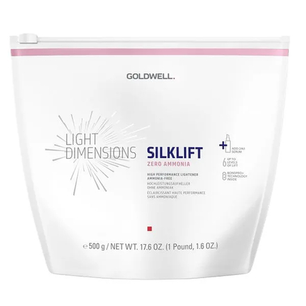 Goldwell Silklift Light Dimensions Zero Ammonia - Высокоэффективный осветляющий порошок без аммиака 500 г