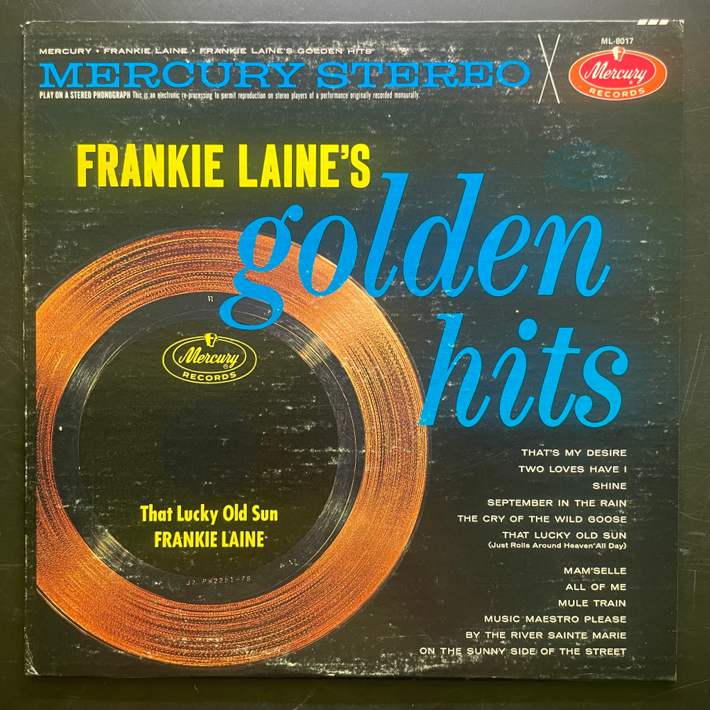 Frankie Laine ‎– Frankie Laine's Golden Hits (США)