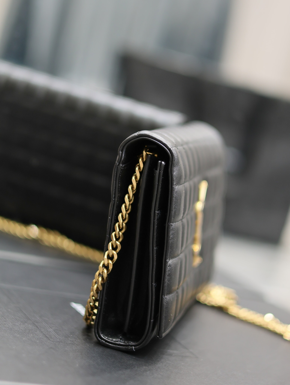 Saint Laurent Cassandre Chain Wallet 23 cm