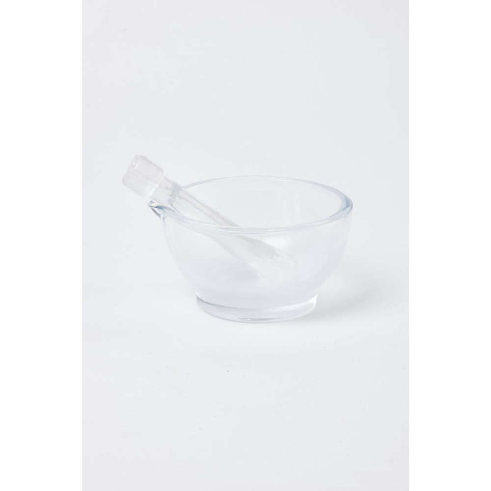 Ступка с пестиком стеклянная, 120 мл