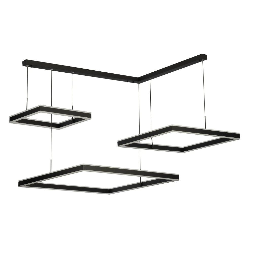 Citilux Дуэт CL719K311 LED Люстра подвесная с пультом Чёрная