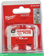 Коронка Milwaukee Diamond Plus 44мм 5/8"x18 (49565640)