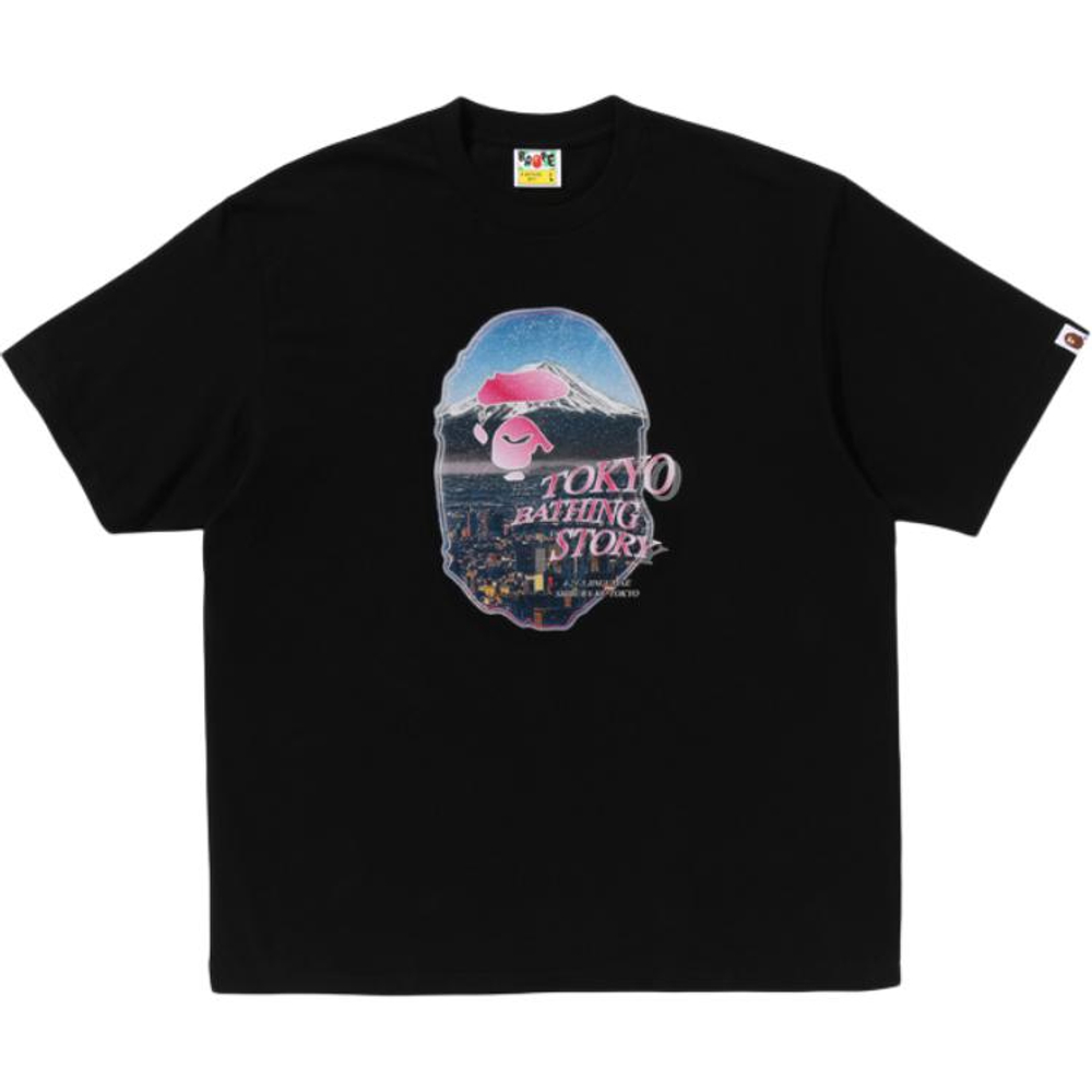 A Bathing Ape Bathing Ape Logo Printed Футболка черный