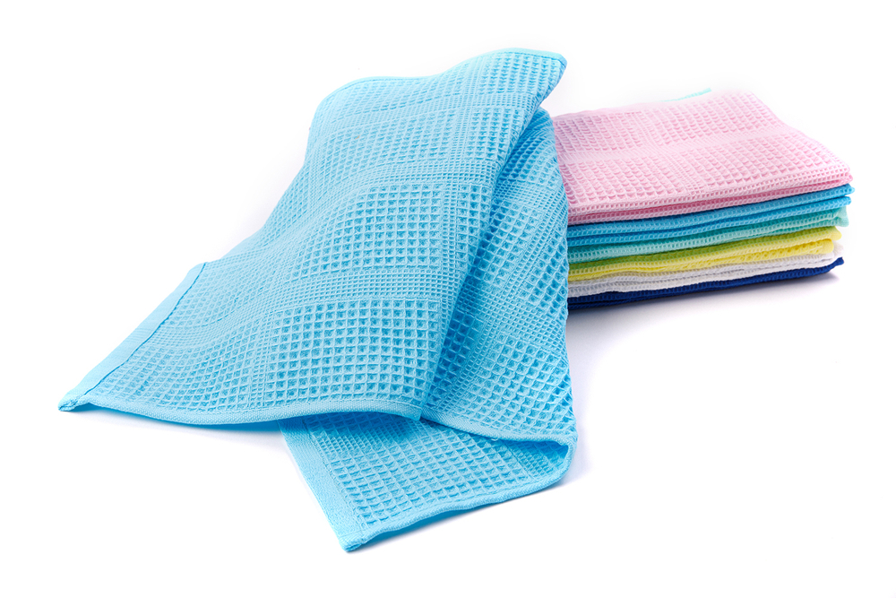 Полотенце вафельное, г/к, 260 гр/м2, 50х90, арт. CW 50-90, цвет: 502-ярко-голубой,