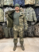 Костюм Горка 6М "Зелёный лес" с флисом, Рип-стоп (Беларусь)