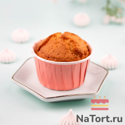 Формы бумажные «Маффин», 50х40 мм, 100 шт, с ламинацией (Нежно-розовые)