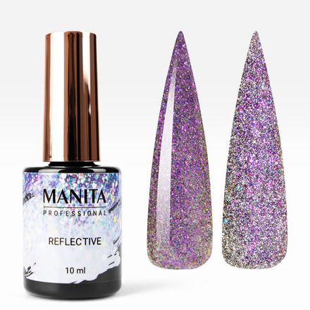 Manita Multichrome Reflective Гель-лак Хамелеон светоотражающий с юки №08,  10мл