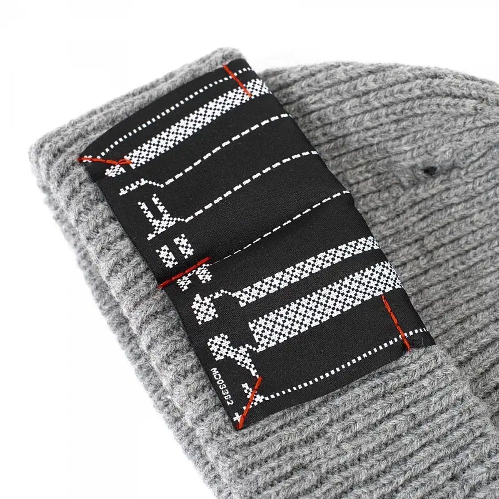 Купить Шапка Heartz Nosebleed Two Distressed Beanie серая Шапка Heartz Nosebleed Two Distressed Beanie серая