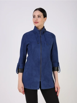 Кожаная куртка демисезонная замшевая двухсторонняя