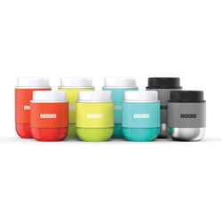 Вакуумный контейнер Neat Stack 475мл оранжевый Zoku