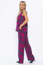 Костюм Стильный акцент (малиново-зеленый) К13906-25М LT Collection