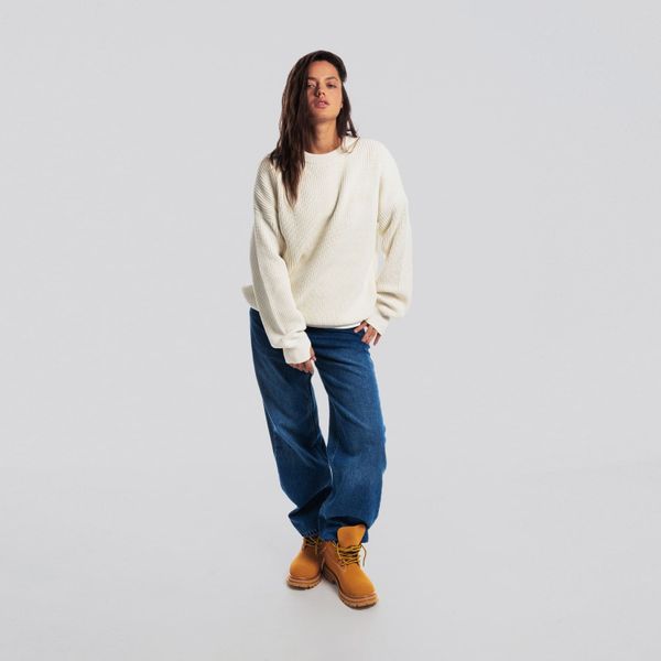 Свитер OG Logo молочный - фото 5