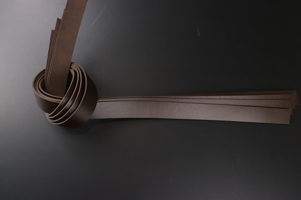 Ременная заготовка коричневая с лицевой отделкой+ плита слон