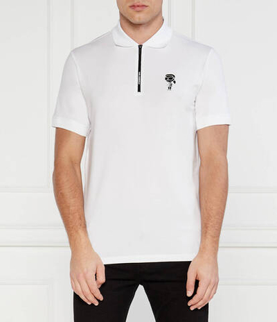 Поло Karl Lagerfeld - белый(745400 543221)