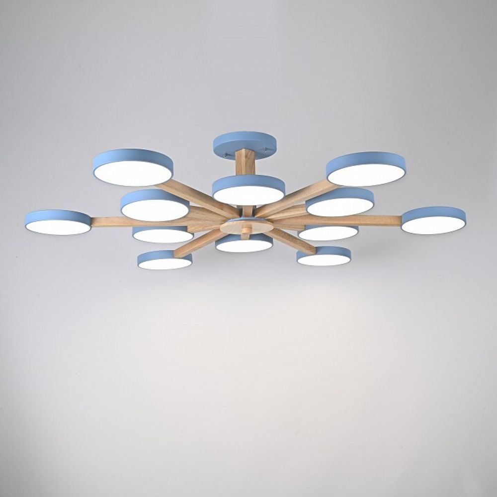 Люстра на штанге Imperiumloft TURNA Blue TURNA-B01