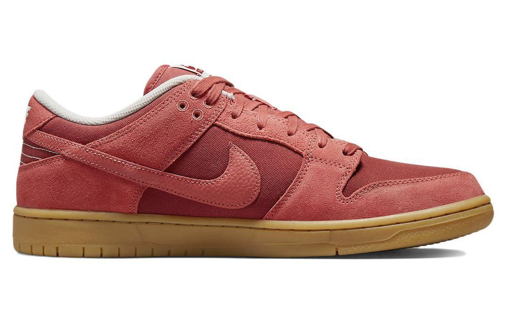 Nike Dunk SB "Red Gum" non-slip wear-resistant low-top sneakers for men and women the same red