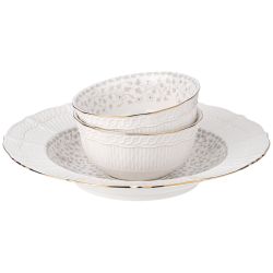СТОЛОВЫЙ СЕРВИЗ "ВИВЬЕН" НА 6 ПЕР. 23 ПР. (КОР=1НАБ.)