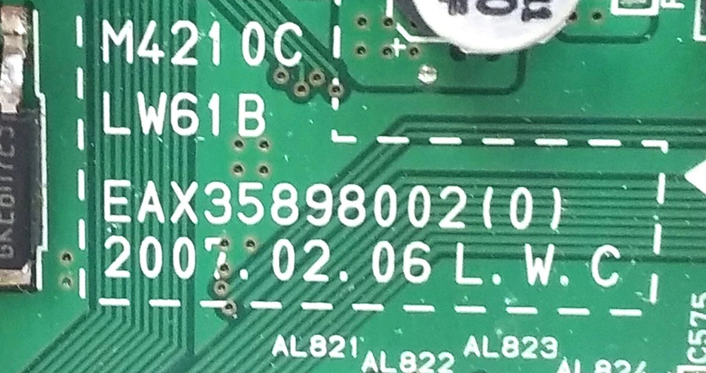 Плата LG M4210C-BA AGF33515701 68719MB757E AX35898002(0) M4210C LW61B