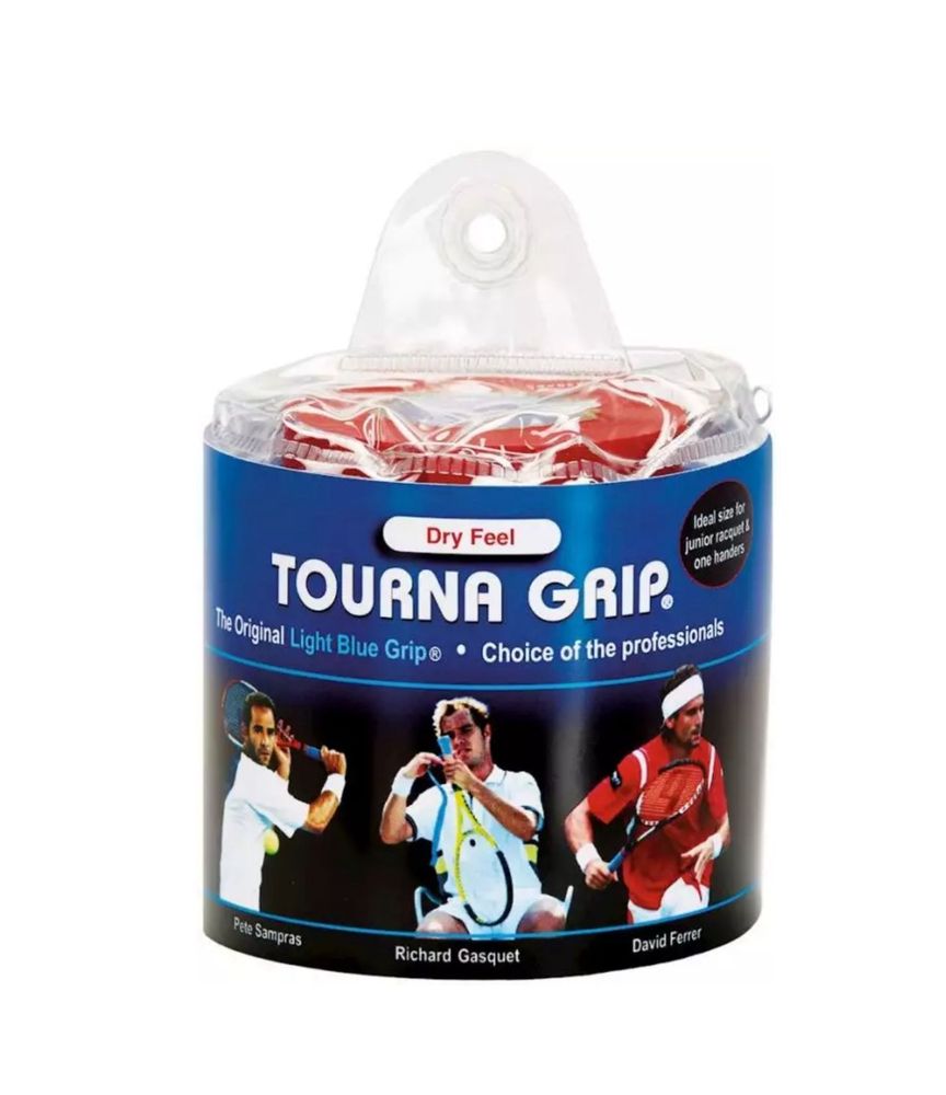 Намотки теннисные Tourna Grip Dry Feel Tour Pack 30P - небесный