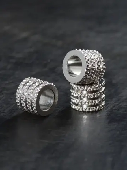 Бусина Алмазная из нержавеющей стали