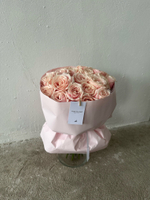 Букет из нежно розовой розы