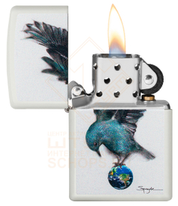 Зажигалка Zippo 49091 Spazuk, White Matte