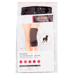 Экотен ККС-Т2. Бандаж на коленный сустав согревающий из собачьей шерсти