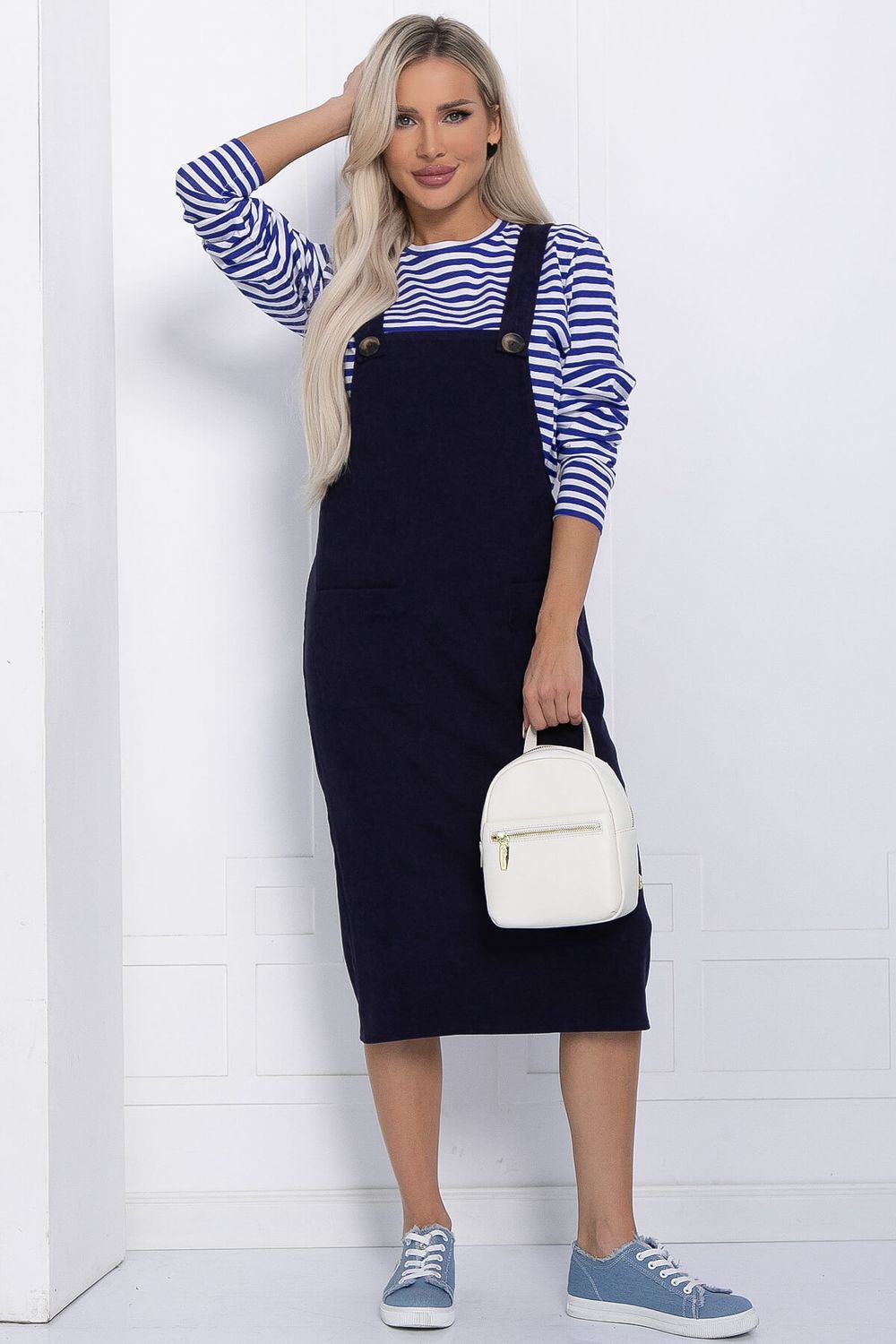 Сарафан Вельвета (синий) П12253-2 LT Collection