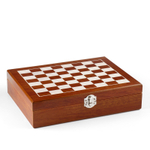 2390556 Набор 6 в 1 фляжка, стопка, воронка, карты, кубики, шахматы