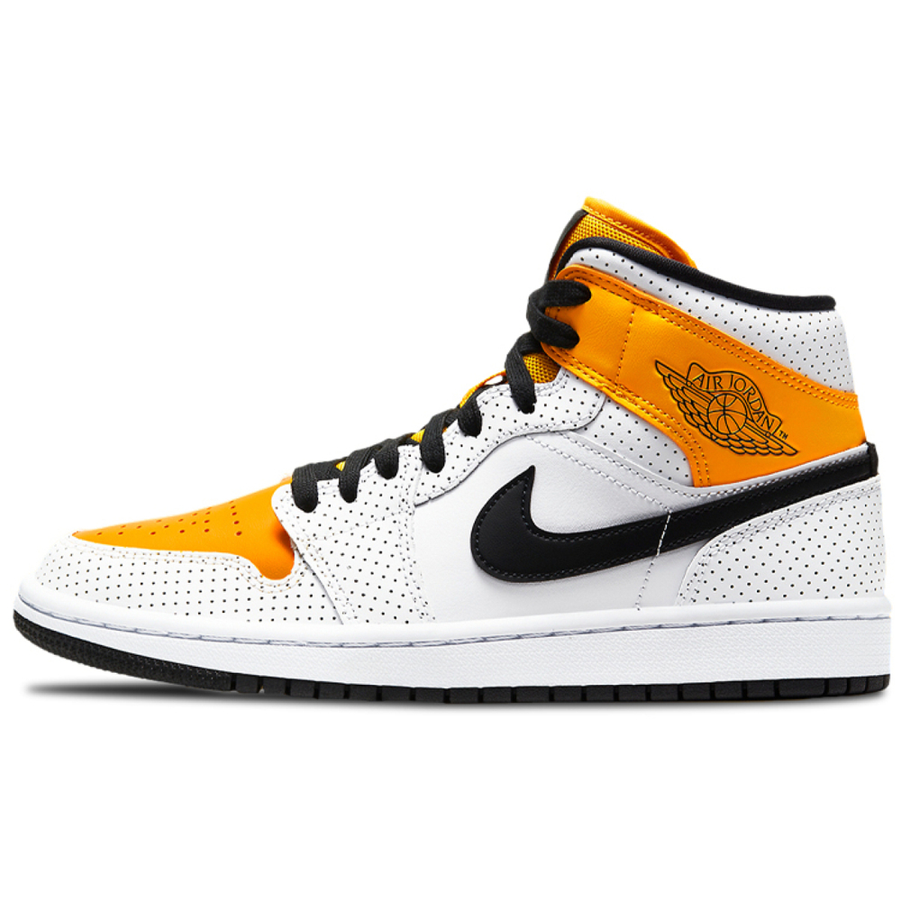 Кроссовки Air Jordan 1 Mid Laser Orange