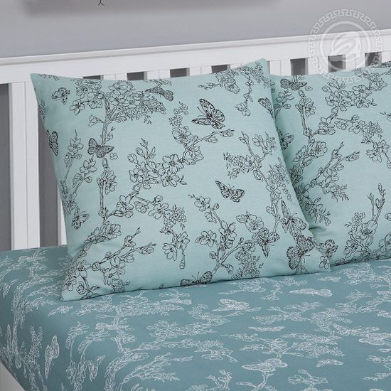 Двуспальный комплект постельного белья Бонсай бязь Премиум наволочки 70x70 см