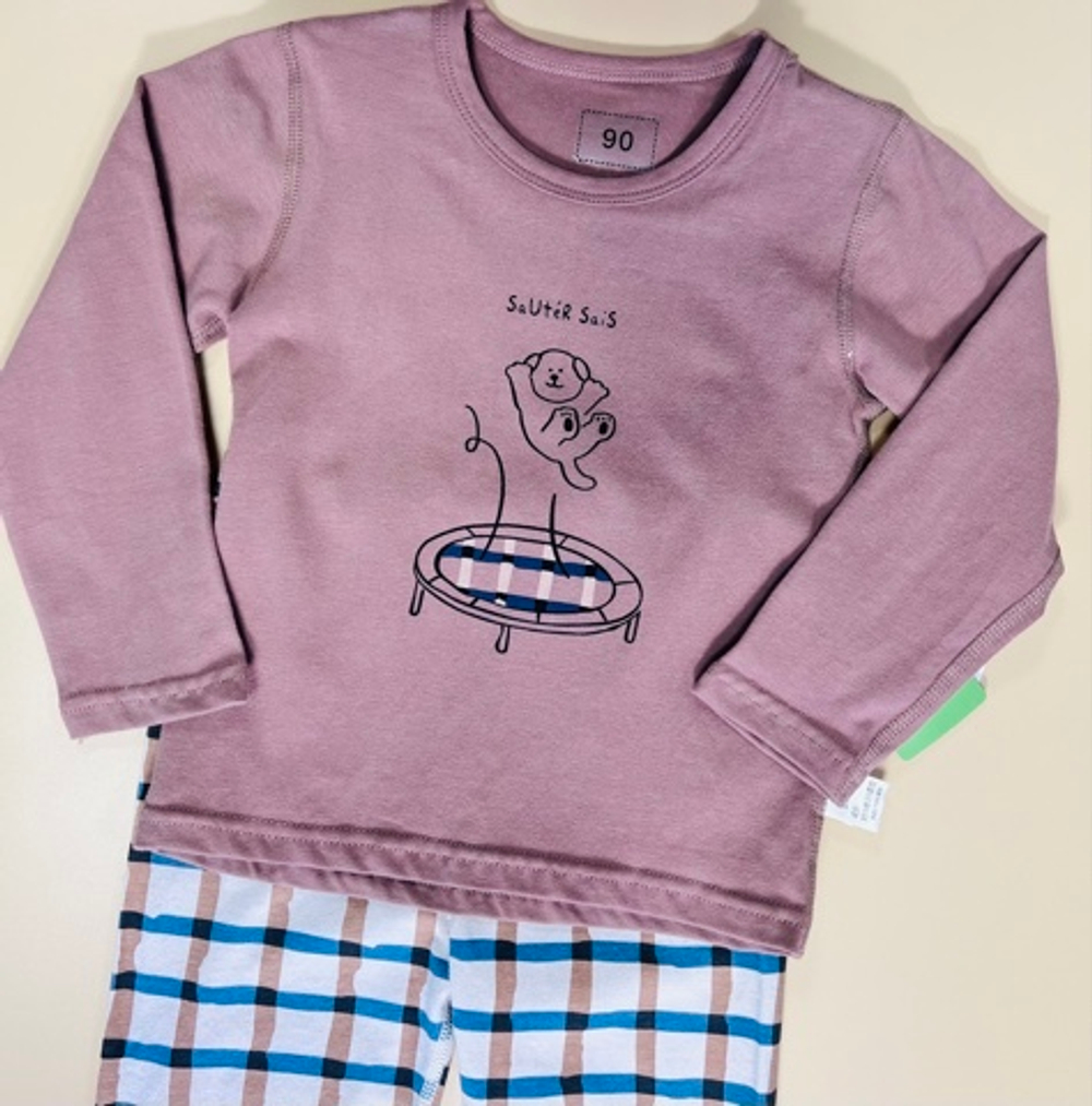 Пижама для мальчика из хлопка-бамбука