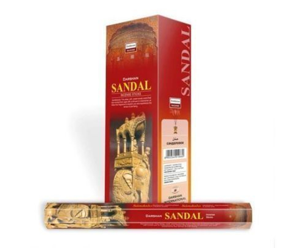 Darshan Sandal шестигранник Благовоние Сандал