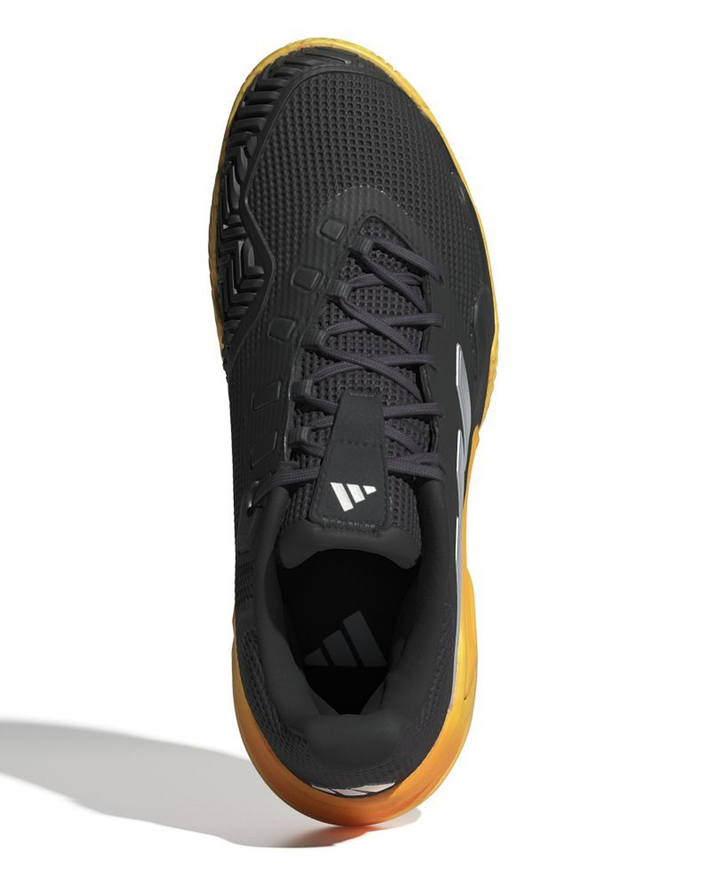 Мужские кроссовки теннисные Adidas Barricade 13 M - black/yellow/orange