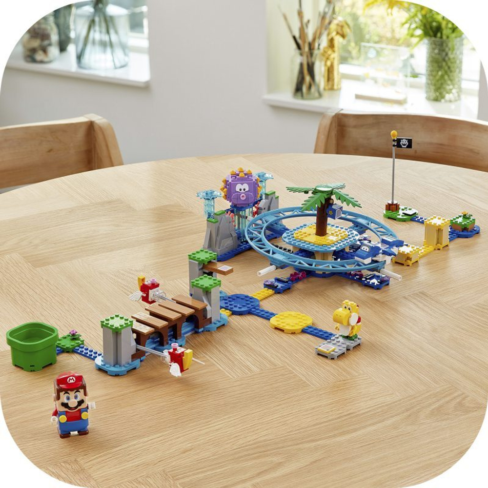 LEGO Super Mario Большой морской еж и дополнительный набор Beach Fun 71400