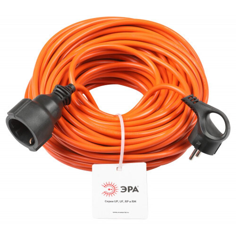 Удлинитель силовой ЭРА UPx-1e-3x1-30m в бухте с заземлением 1 розетка 30м ПВС 3х1мм2
