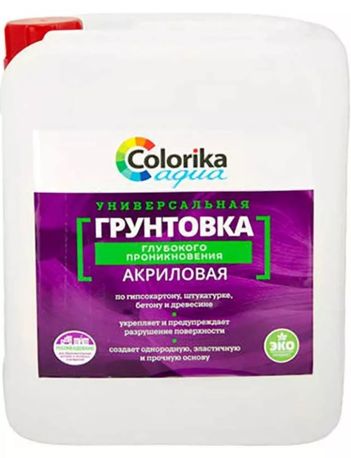 Грунтовка  акриловая 5 кг для внутр/наруж работ Colorika